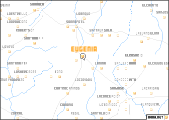 map of Eugenia