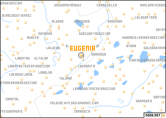 map of Eugenia