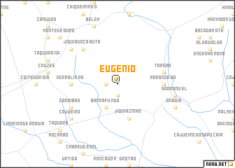 map of Eugênio