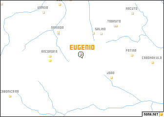 map of Eugénio