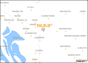 map of Eulalia