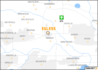 map of Euless