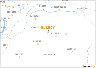 map of Eulogy