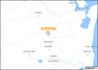 map of Eumundi