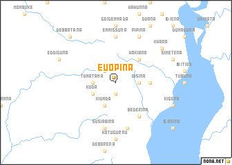 map of Euopina