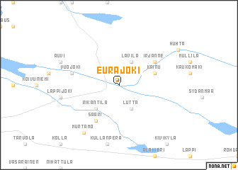 Eurajoki (Finland) map 