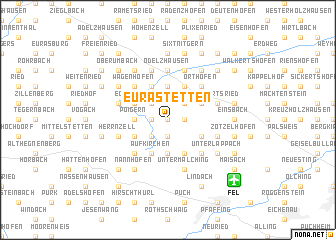 map of Eurastetten