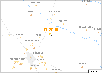 map of Eureka