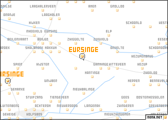 map of Eursinge