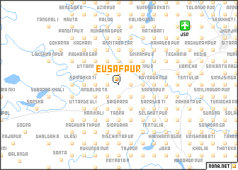 map of Eusafpur