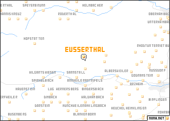 map of Eußerthal