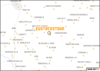 map of Eustacestown