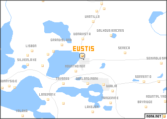 map of Eustis