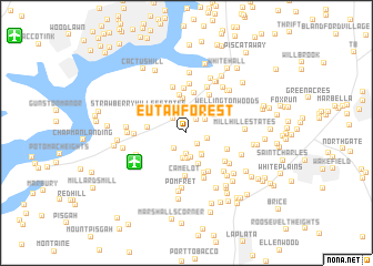 map of Eutaw Forest