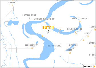 map of Eutaw