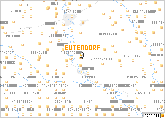 map of Eutendorf