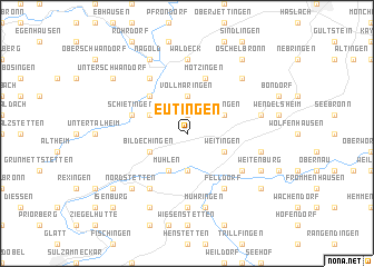 map of Eutingen