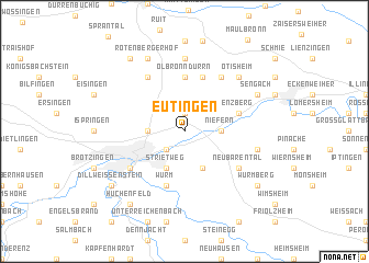 map of Eutingen