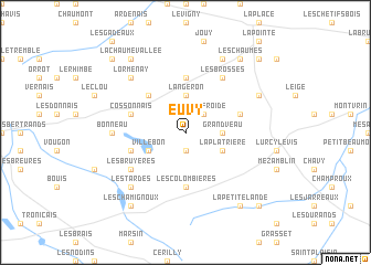 map of Euvy