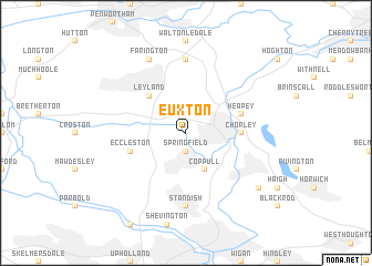 map of Euxton