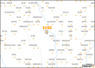 map of Evaa