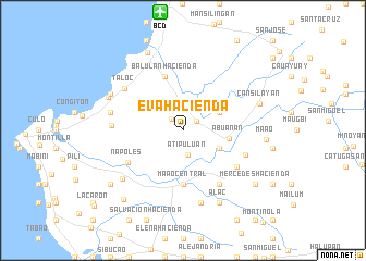 map of Eva Hacienda