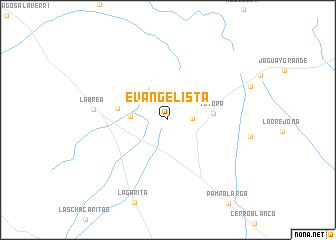 map of Evangelista