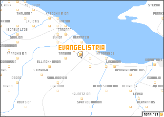 map of Evangelístria