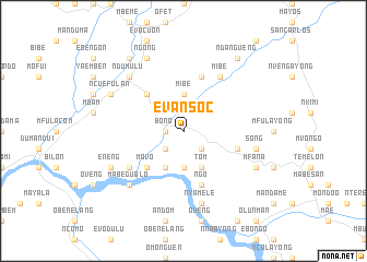 map of Evansoc