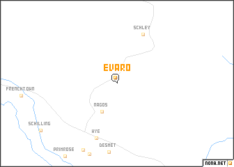 map of Evaro