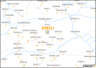 map of Evazlı