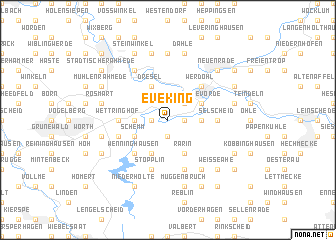 map of Eveking