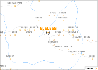 map of Evélessi