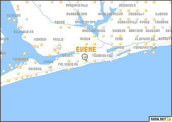 map of Evémé