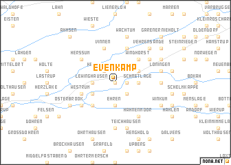 map of Evenkamp