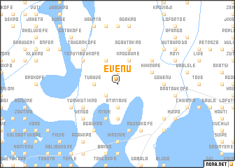 map of Evenu