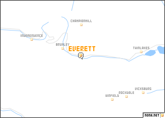 map of Everett