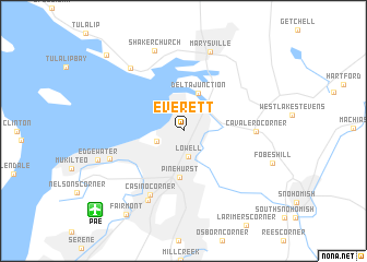 map of Everett