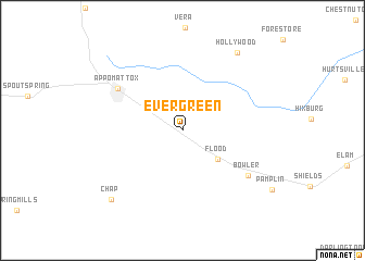 map of Evergreen