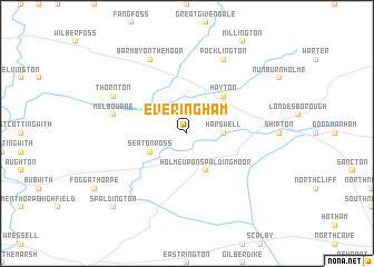 map of Everingham