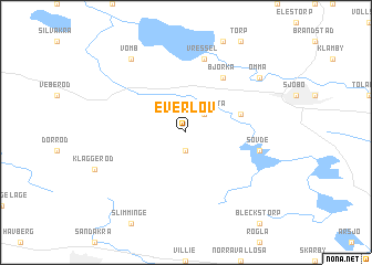 map of Everlöv