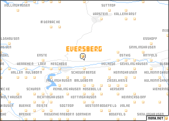 map of Eversberg