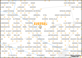 map of Eversel