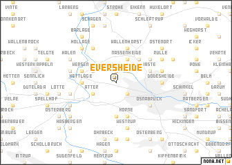 map of Eversheide