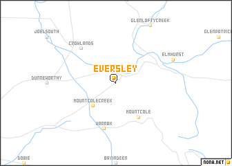 map of Eversley