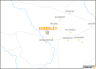 map of Eversley