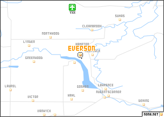 map of Everson