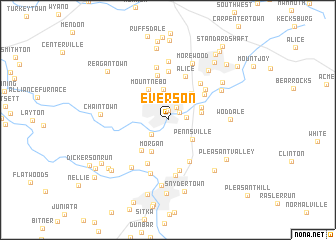 map of Everson