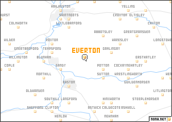 map of Everton