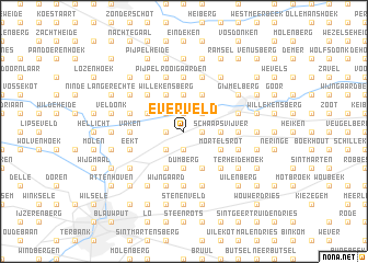 map of Everveld